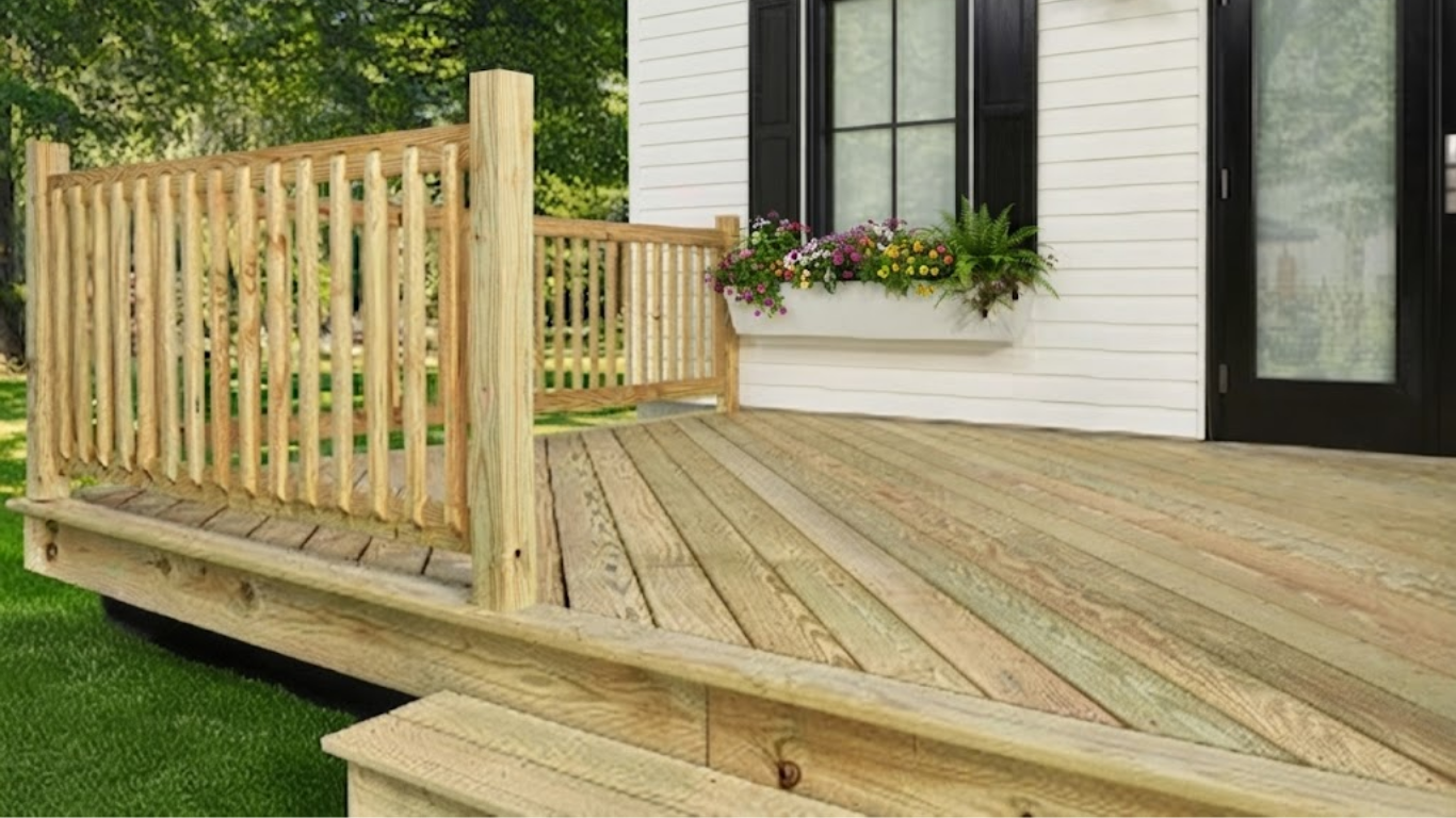 Pressure Treated Pine Deck